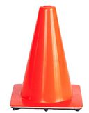 Verkeerskegel - oranje - 35 cm - Amerikaanse uitv. - flexi