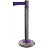 Skipper Q - paal/voet - 3 meter lint - paars