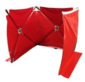 Calamiteitenscherm - 450 cm - rood - 5 kg