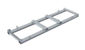 Transportbok metaal - 3550x1020x200 mm - tbv 25 bouwhekken