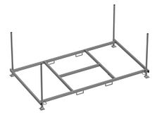 Transportbok metaal - 3455x1985x1300 mm - tbv 30 bouwhekken