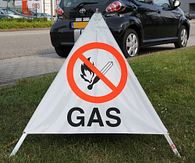 Plumobiel - 70 cm - reflect. - (roken/open vuur verb.) - GAS