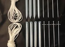 Haring en scheerlijnenset - t.b.v. lasparasol