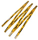 Duimstokbaak hout geel Hultafors 3m cm/e verdeling