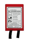 Blusdeken - in koker - 1,2 x 1,2 m