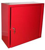 BHV kast - metaal - signaalrood - 60x60x25 cm - incl. slot