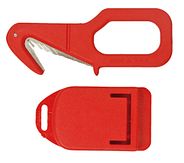 Fox gordelsnijder in houder met lip - kleur rood