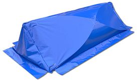 Lijkentent - PVC - blauw - 244x122 cm - herbruikbaar