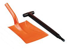 Schop - deelbaar - PVC - rood