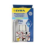 Krijt - geolied - Ø 13 mm - wit - doos á 12 stuks