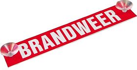 Tekstbordje brandweer