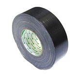Rol - Duct tape - Nichiban - zwart - 50 mm. - 50 mtr.