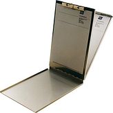 Aluminium schrijfplaat met opbergvak A4