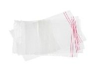 Plastic zak met snelsluiting - 10x15 cm - per 100st