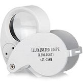 Inslagloep - LED - lens Ø25mm - 40x - incl. batt./case