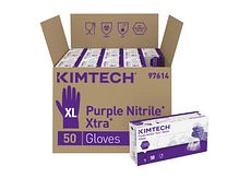 Handschoenen Kimtech SC Nitrile paars lang 10x 50 st. maat XL