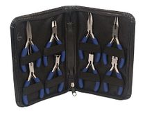 Mini-tangenset - assortiment van 8 tangen in etui