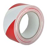Vloermarkeringstape PT-5160 - rood/wit - 33 m x 50 mm