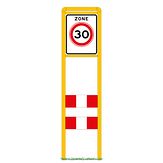 Zoneportaal RB 60 - geel RAL 1023 - Type I - enkelzijdig