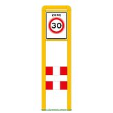 Zoneportaal RB 90 - geel RAL 1023 - Type I - enkelzijdig