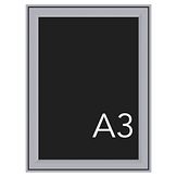 Kliklijst Compasso A3 waterdicht - profiel 37 mm - geadoniseerd