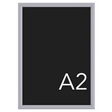 Kliklijst Verstek A2 - profiel 25 mm - geanodiseerd aluminium