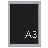 Kliklijst Verstek A3 - profiel 25 mm - geanodiseerd aluminium