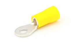 Ring kabelschoen - M4 geel geïsol. 2,5~6,0 mm - per 500 stuks