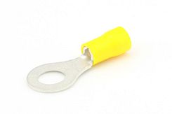 Ring kabelschoen - M8 geel geïsol. 2,5~6,0 mm - per 100 stuks