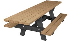 Tafel OSLO XL - Sand Beige - 2400x1400x760 mm