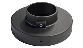 Aluminium kap - 76 mm Ø - voor aluminium zuilkoker