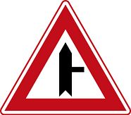 Re-sign verkeersbord RVV B05 voorrangskruising  - levensduur 20 jaar - afmeting 700mm driehoek