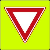 Verkeersbord RVV model B06f - Voorrang verlenen