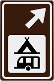 Routebord (BW) met pictogram en kleur naar keuze