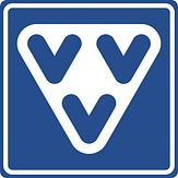 Aluminium DOR verkeersbord RVV BW101Sv14 VVV  - levensduur 20 jaar - afmeting 400x400mm