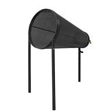 Blikvanger - gepoedercoat staal - zwart RAL 9005