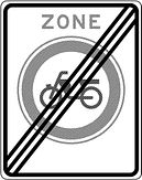 Verkeersbord RVV C13ze - 530x670 mm - DOR 20 jaar Re-Sign