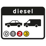 Verkeersbord DOR 20 jaar - RVV model C22e6 - 530x400 mm