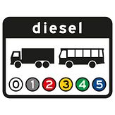 Verkeersbord RVV C22e10 - Toegang voor emissieklasse 6