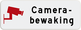Verkeersbord met aanpasbare tekst, pictogrammen en achtergrondkleur