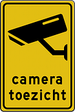 Camerabord met aanpasbare tekst en pictogram