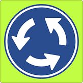 Aluminium DOR verkeersbord RVV D01f - levensduur 20 jaar - afmeting 800x800mm