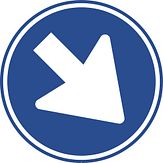 Verkeersbord RVV model D02ro - Rijrichting