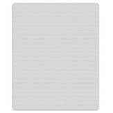 Aluminium DOR verkeersbord met witte retroreflecterende folie - levensduur 20 jaar - afmeting 530x670mm