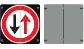 DOR 20 jr - model F05/grijs - 1-klap - 600x600 mm