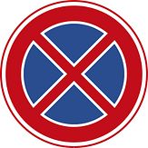 Verkeersbord RVV model E02 - Verboden stil te staan