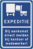 Toegangsbord met eigen tekst en pictogram