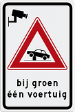 Toegangsbord met eigen tekst en pictogram