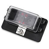 Steekzekeringhouder - standaard - LED - 4-polig - per stuk