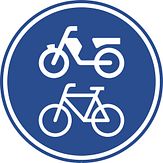 Verkeersbord RVV model G12a - (Brom)fietspad